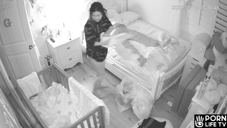 Japanese parents fuck in their daughter’s room