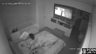 Young Italian parents fuck in their bed