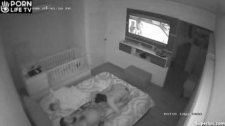 Young Italian parents fuck in their bed