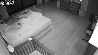 British brunette parents fuck in their bed