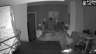 European young couple fucks in their room