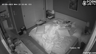 British couple fucks hard in their bed