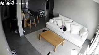 Mature Canadian couple fucks on the couch