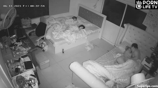 Naughty Spanish parents fuck in their bed