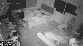 Naughty Spanish parents fuck in their bed