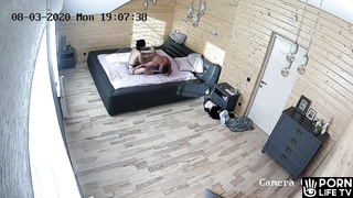 European couple fucks in their vacation cabin