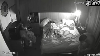 Italian married couple fucks in their bedroom