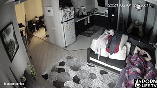 Russian chubby girl fucking at home