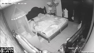 Chubby Spanish parents fuck in their bedroom