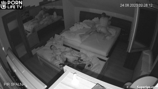 Naughty British parents fuck in their bed