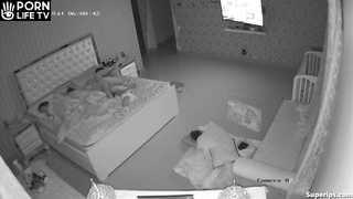 Naughty American parents fuck in their bed