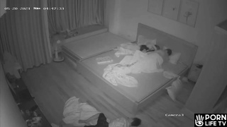 Chinese parents fuck in their bed