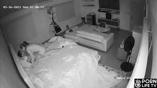 Portuguese couple fucks in their bedroom