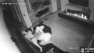 Brazilian couple fucks on the couch