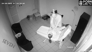 German chiropractor bald fucks his assistant