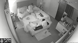 Married British couple fucks in their bed