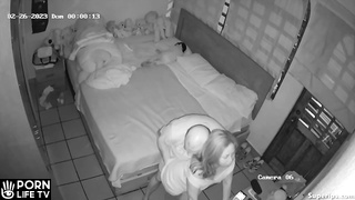 Horny old parents fuck in their bed