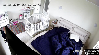 Mature British parents fuck in their bed