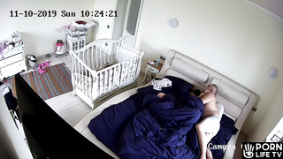 Mature British parents fuck in their bed