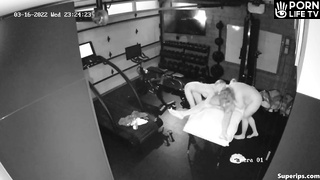 Rich German man makes a threesome in his garage