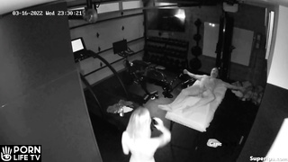 Rich German man makes a threesome in his garage