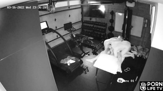 Rich German man makes a threesome in his garage