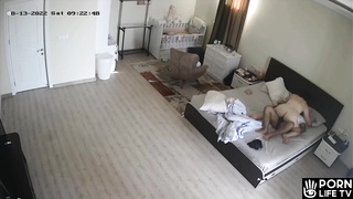 Arabian parents fuck on their bed hard