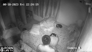 Brazilian couple fucked wildly in the dark