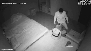 European couple has sex after the party