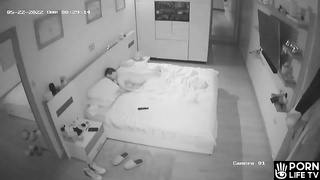 Canadian couple fucks wildly in the dark