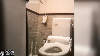 Spy toilet – Secret filming in Japanese restroom