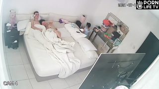 Mom and Dad fuck in their bedroom hidden IP camera