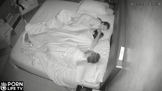 Real Amateur Irish Couple Having Sex Wildly In Their Bed Spy Cam Record