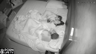 Real Amateur Irish Couple Having Sex Wildly In Their Bed Spy Cam Record