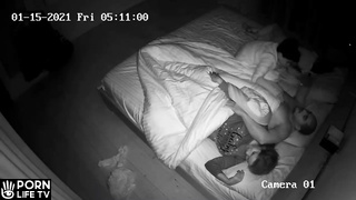 Amazing Israeli Parents Having Sex Hard In Their Bed Real Spy Cam