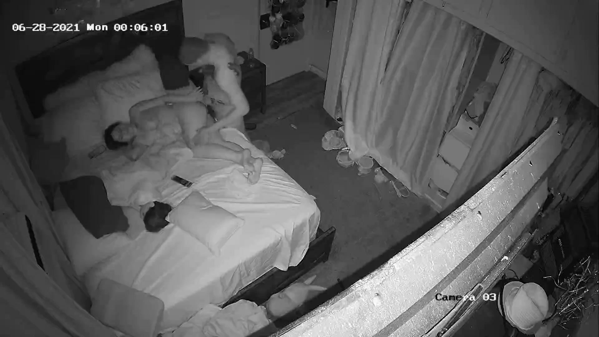 My Girlfriend's Amazing Parents Fuck Hard In Their Bed Hidden Ip Camera