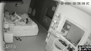 Brazilian Married Couple Fucks In Their Bed