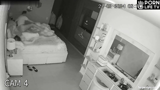 Brazilian Married Couple Fucks In Their Bed