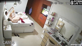 Brazilian Married Couple Fucks In Their Bed