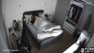 Amazing Portuguese Couple Fuck In The Living Room Spy Cam Record