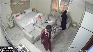 Arab Man Fucks His Petite Wife In Bed