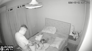 Amazing Italian Married Coiple Fuck Wildly In Their Bed Voyeur Cam