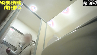 Wandering Voyeur - Mall Toilet 472