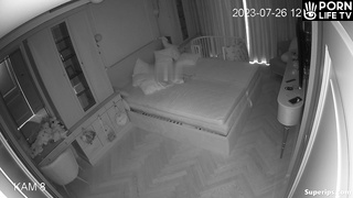 Naughty Russian parents fuck in their bed