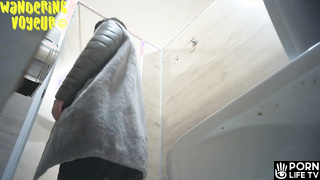 Wandering Voyeur - Mall Toilet-476