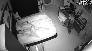 Polish mature couple fuck before going to sleep