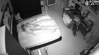 Polish mature couple fuck before going to sleep