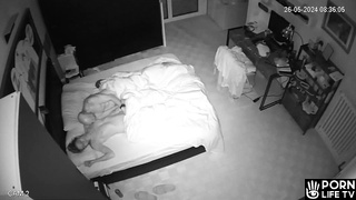 Amazing Polish married coiple having sex in their daughter’s room hidden IP cam