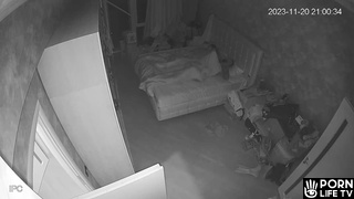 Amateur British couple having sex before going to sleep live HD