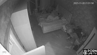 Amateur British couple having sex before going to sleep live HD